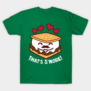 Cute Funny Kawaii Marshmallow Love Smores Italian Song Meme T-Shirt